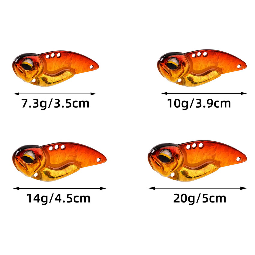 6pcs Metal VIB Fishing Lures 7 - Fishing Lure Blade Bait incelemesi ve fiyatı