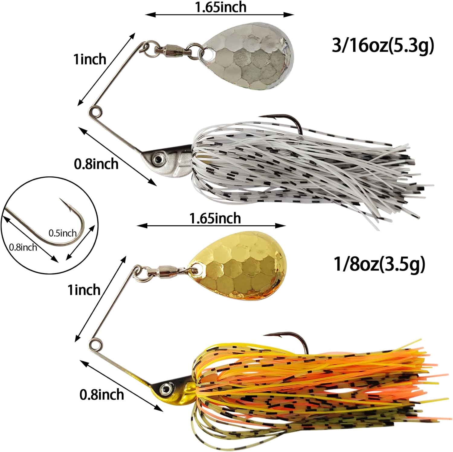 Eupheng Spinner Bait Spoon Wir - Fishing Lure Spinnerbait incelemesi ve fiyatı