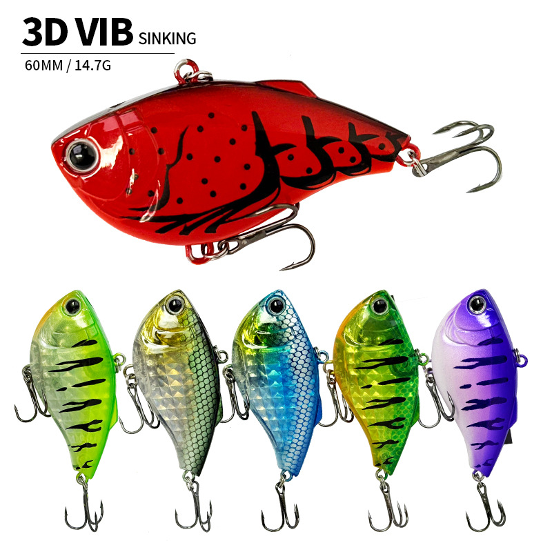 60mm 14.7g Sinking VIB Fishing - Fishing Lure Jerkbait incelemesi ve fiyatı