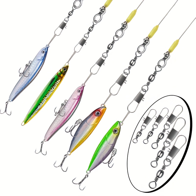 50Pc/box Stainless Steel Swive - Fishing Lure Box incelemesi ve fiyatı