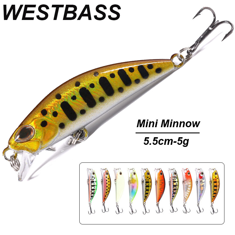 WESTBASS 1PX Micro Minnow Lure - Fishing Lure Popper incelemesi ve fiyatı