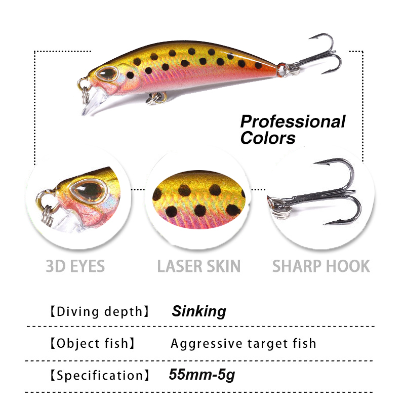 WESTBASS 1PX Micro Minnow Lure - Fishing Lure Popper incelemesi ve fiyatı