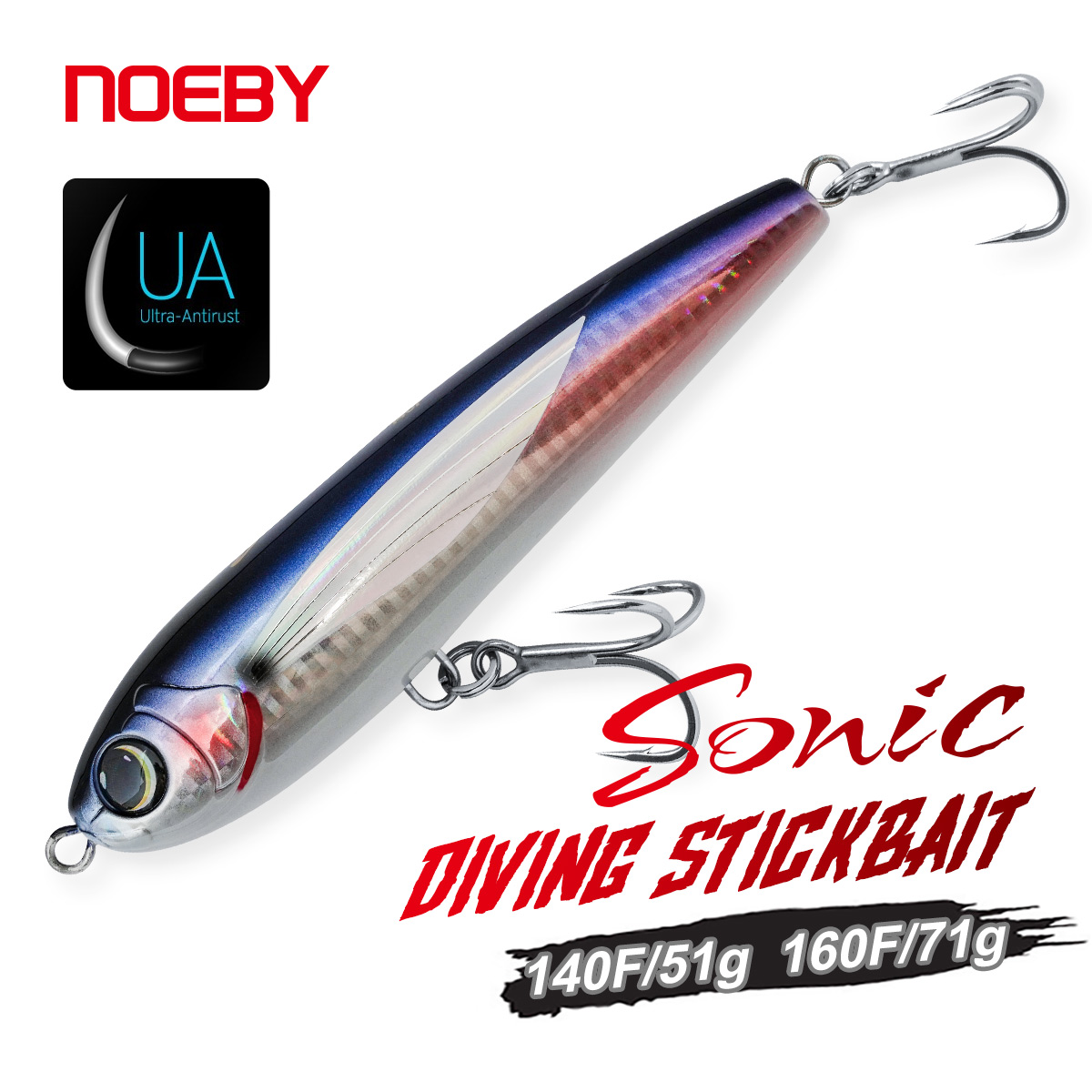 NOEBY Diving Stickbait 140mm 5 - Fishing Lure Buzzbait incelemesi ve fiyatı