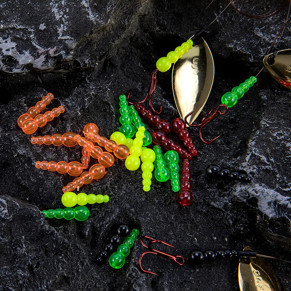 50PCS Stacked Fishing Beads Tr - Fishing Lure Spinner incelemesi ve fiyatı