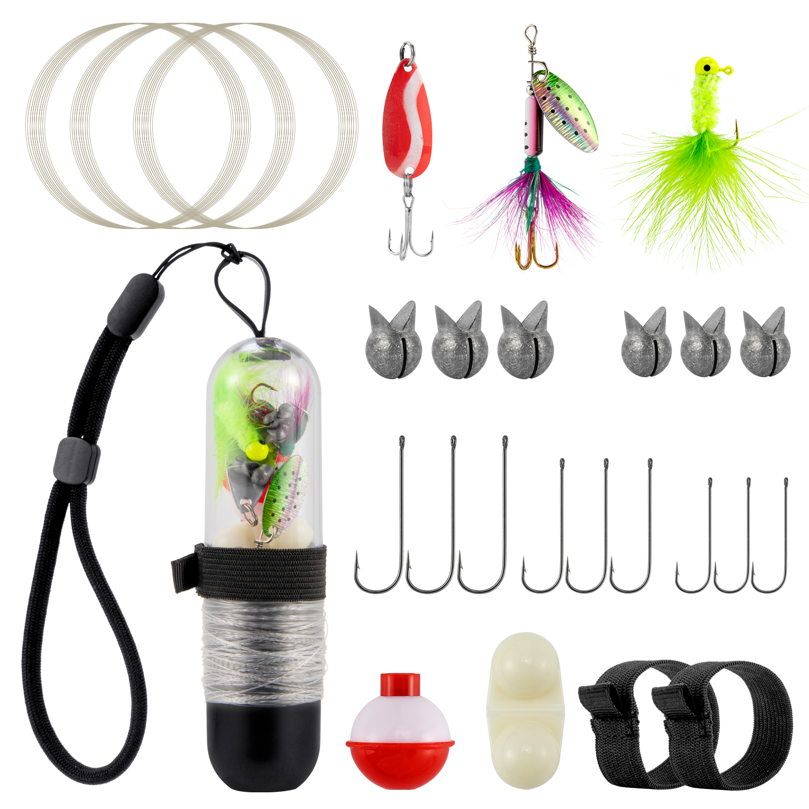 25pcs Survival Fishing Kit Poc - Fishing Lure Spinner incelemesi ve fiyatı
