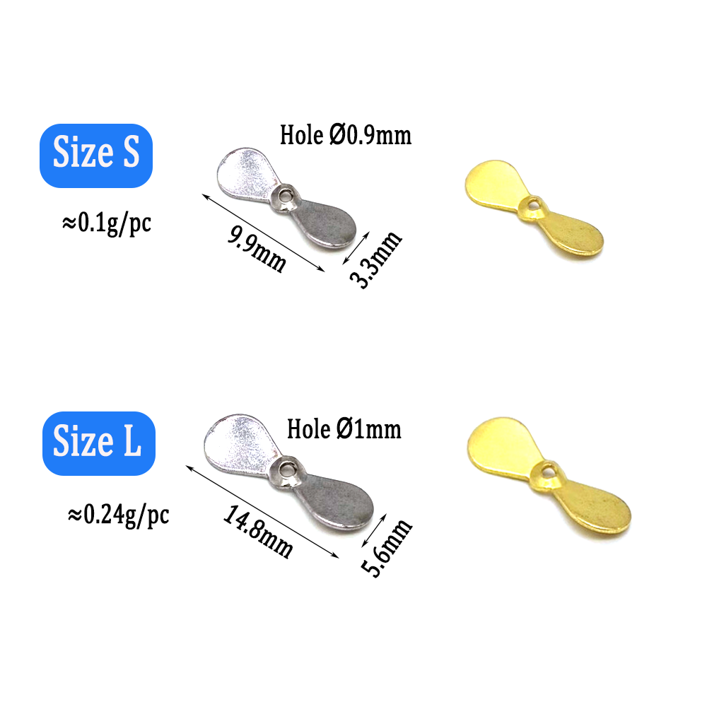 Wifreo 40pcs Turbo Propeller S - Fishing Lure Blade Bait incelemesi ve fiyatı