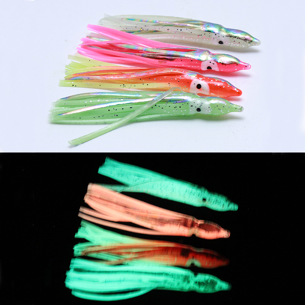 10 pcs soft light octopus squi - Fishing Lure Buzzbait incelemesi ve fiyatı
