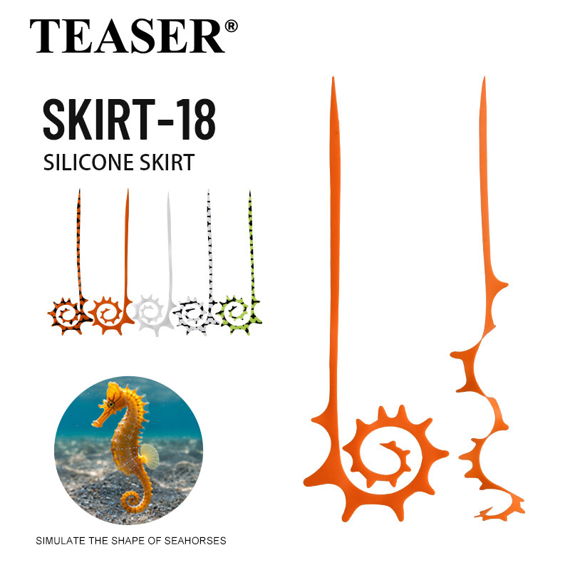 TEASER 5pcs SKIRT-18 145mm Sil - Fishing Lure Jig incelemesi ve fiyatı