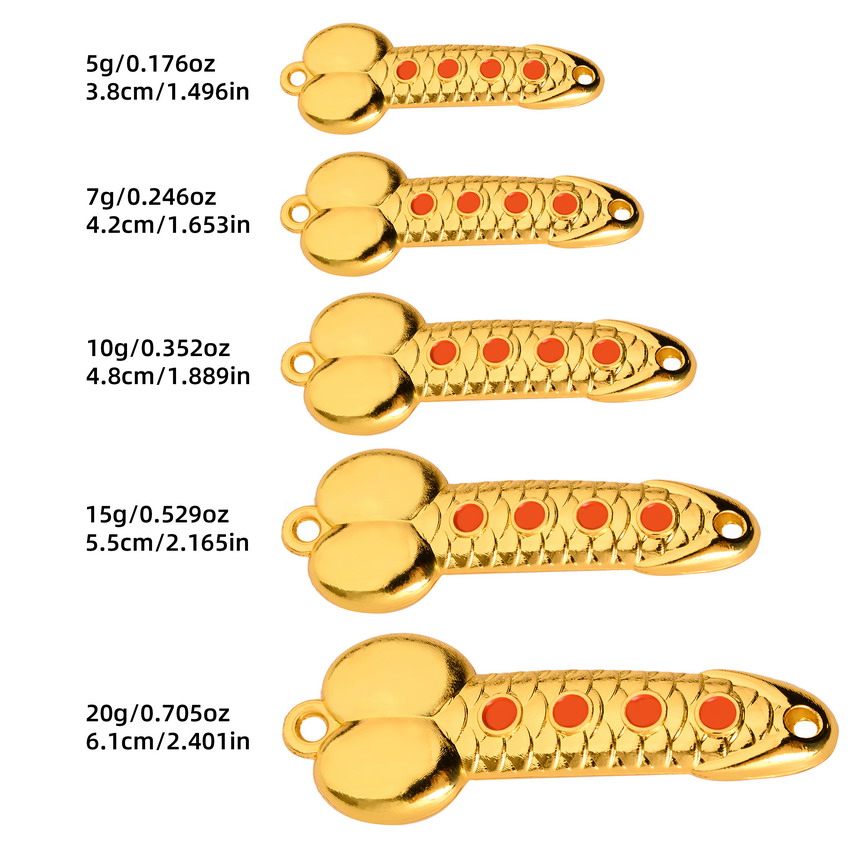 Metal Spoon Penis Shape Fishin - Fishing Lure Spinnerbait incelemesi ve fiyatı