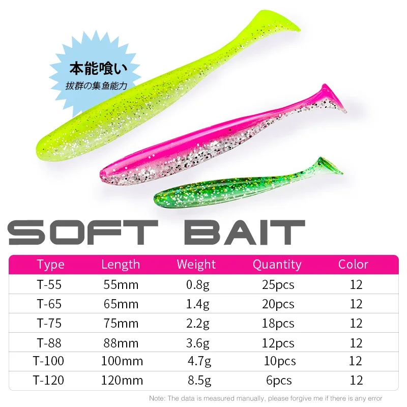 TSURINOYA NEW SIZE 100mm 120mm - Fishing Lure Soft Plastic incelemesi ve fiyatı