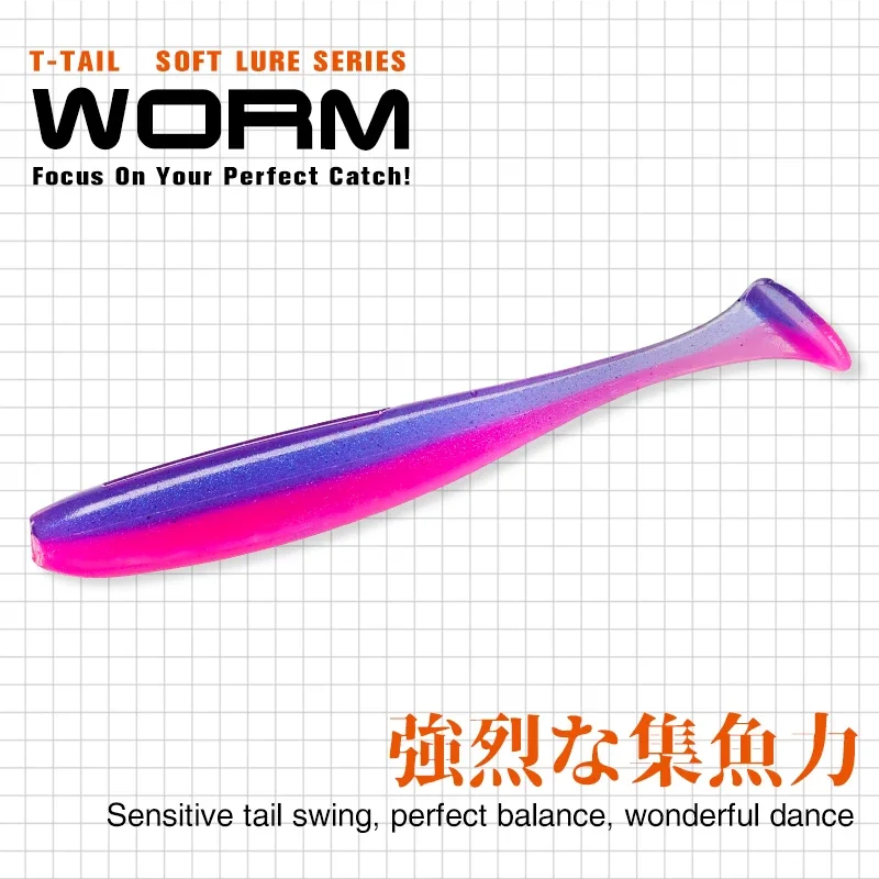 TSURINOYA NEW SIZE 100mm 120mm - Fishing Lure Soft Plastic incelemesi ve fiyatı