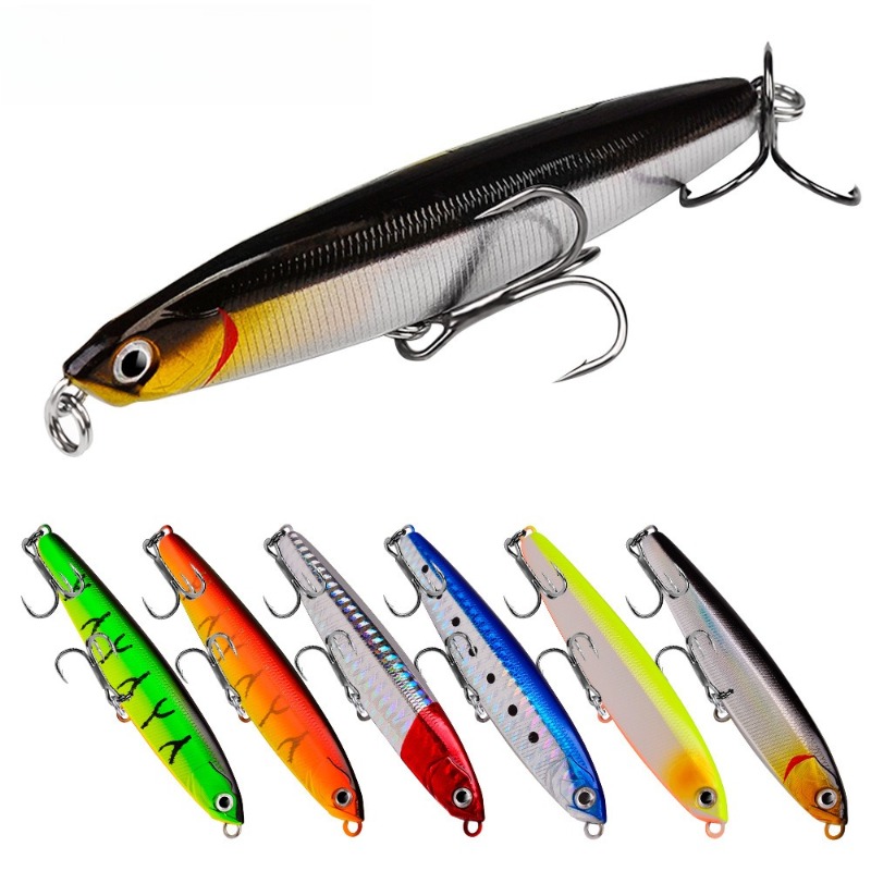 1Pcs Weights 10-24g  Pencil Lu - Fishing Lure Popper incelemesi ve fiyatı