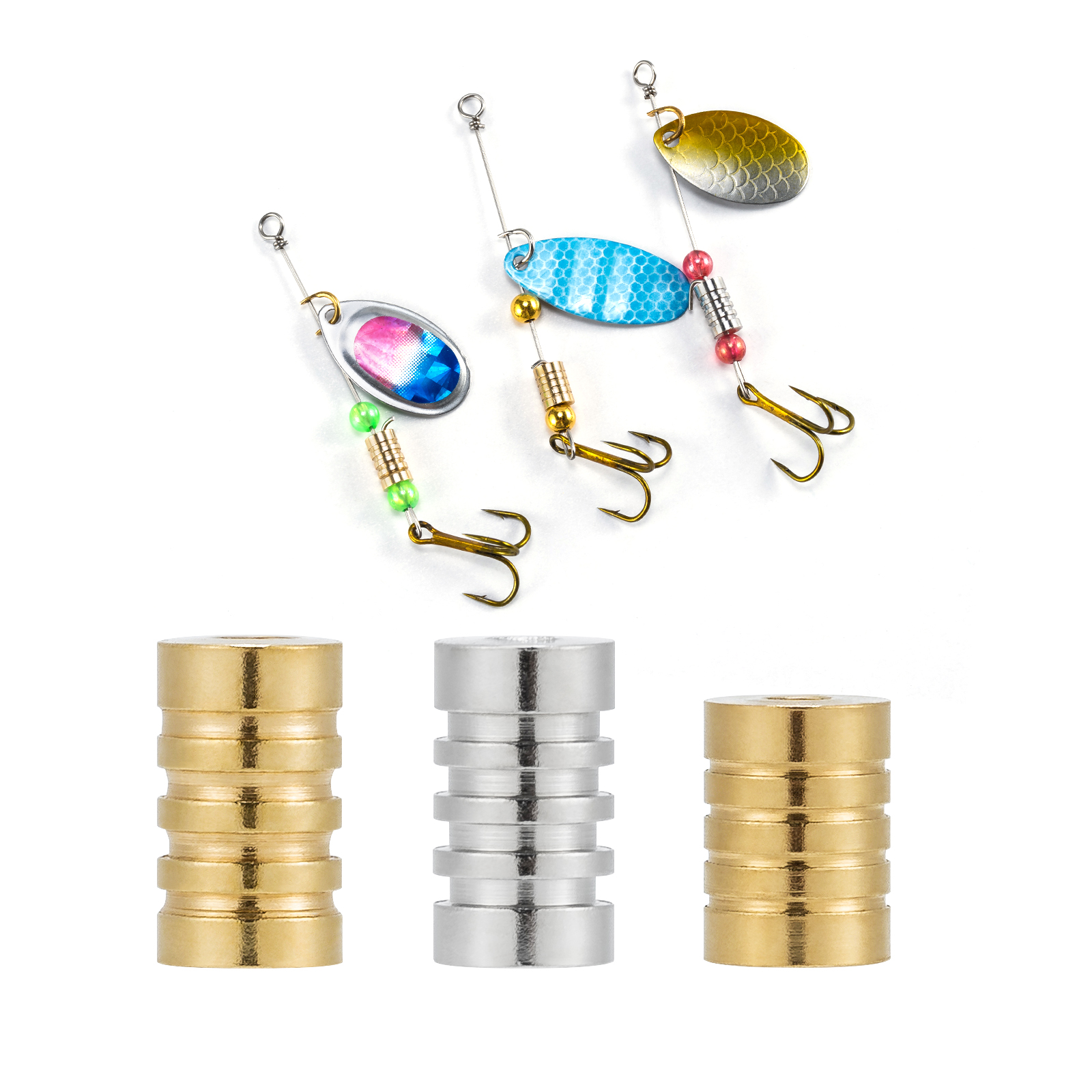 10PCS Fishing Spinner Bead Lur - Fishing Lure Spinnerbait incelemesi ve fiyatı