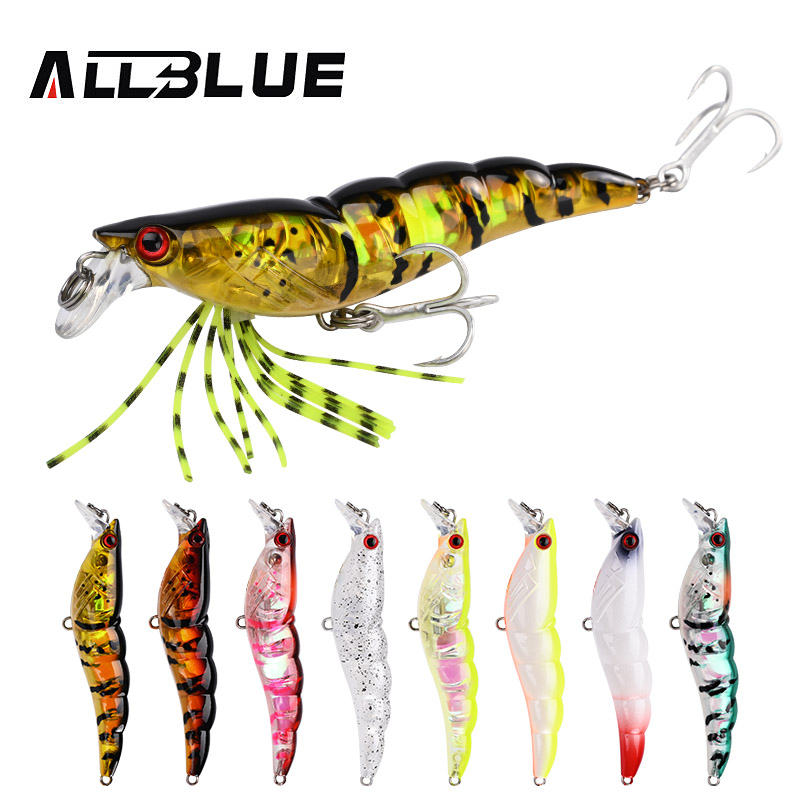 ALLBLUE 3D Flash Shrimp 70mm 7 - Fishing Lure Buzzbait incelemesi ve fiyatı