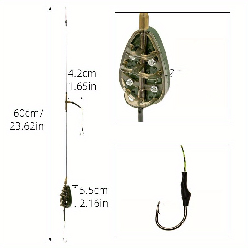 1pc Carp Fishing Feeder Kit Fe - Fishing Lure Kit incelemesi ve fiyatı