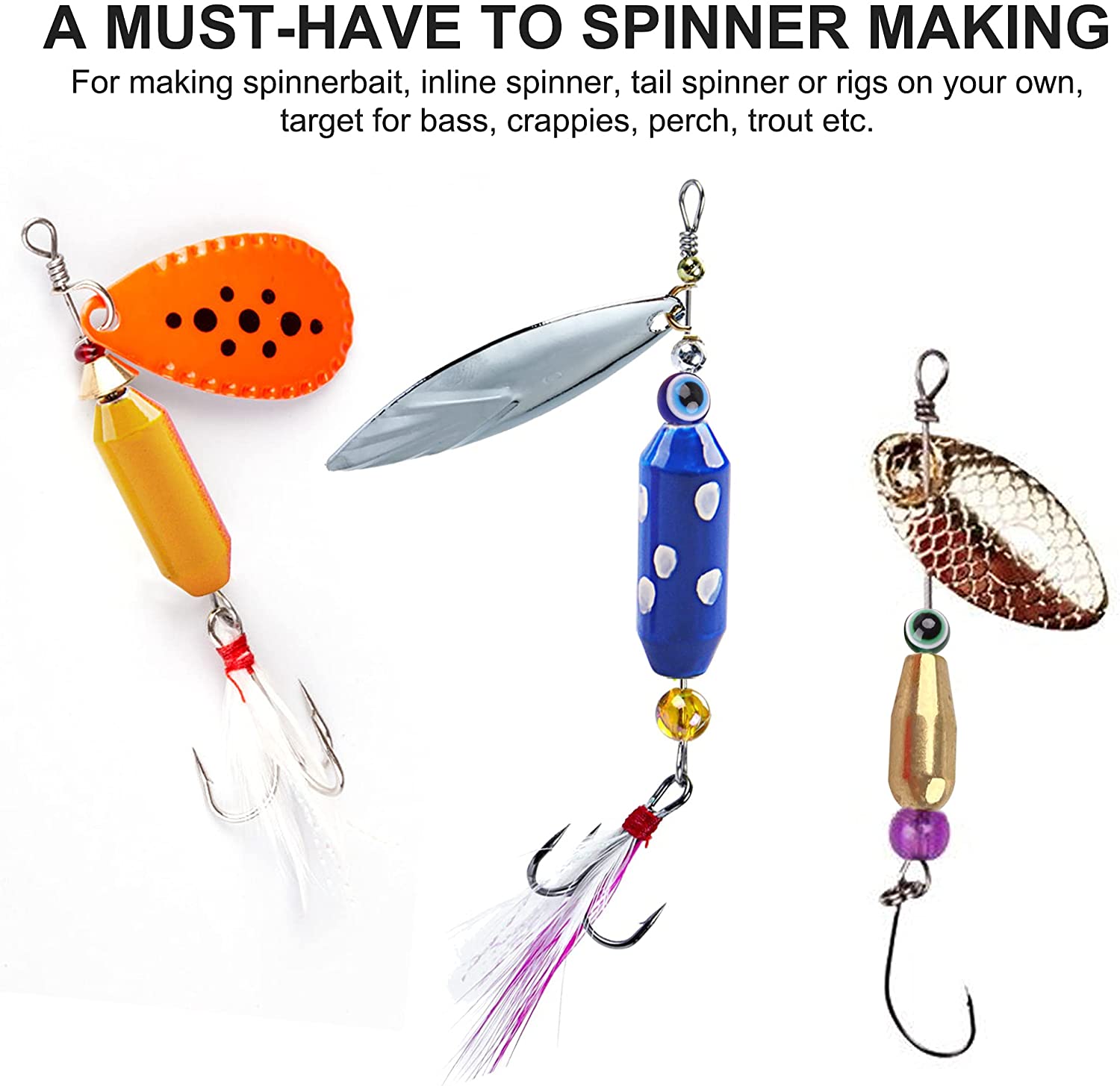 10pcs Fishing Brass Spinner Lu - Fishing Lure Spinnerbait incelemesi ve fiyatı