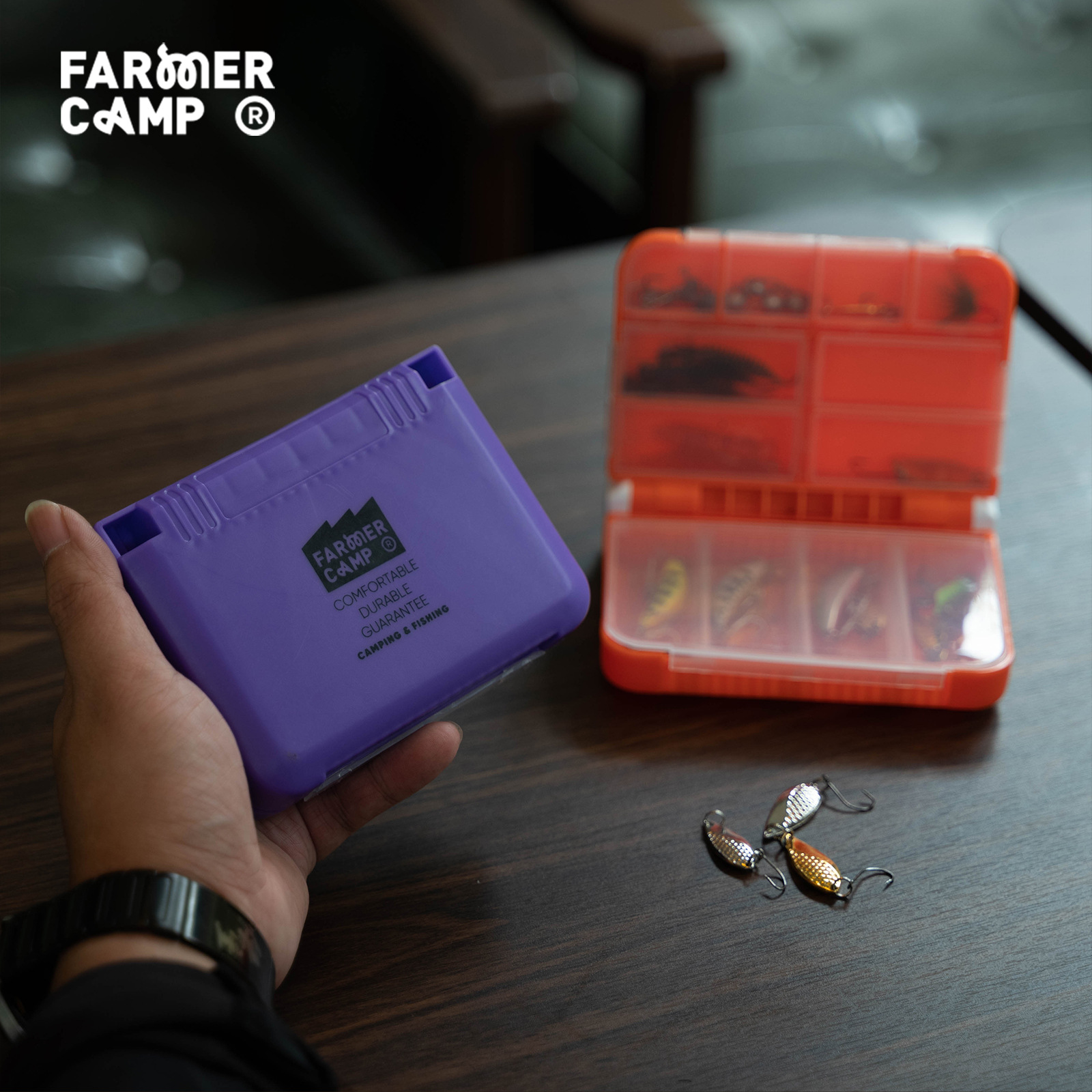 Portable Double Layer Fishing  - Fishing Lure Spoon incelemesi ve fiyatı