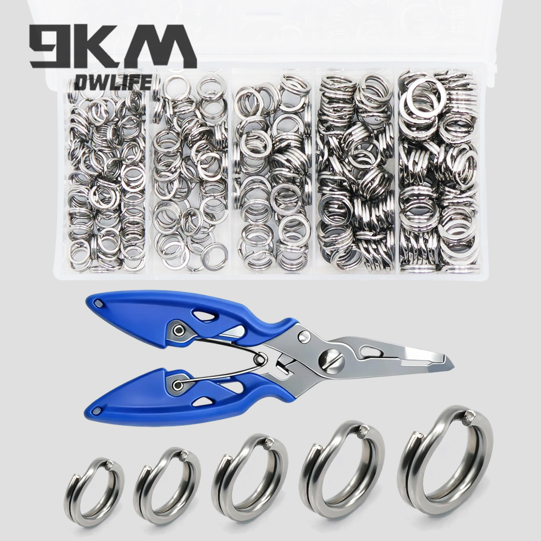 9KM 260-280pcs Fishing Split R - Fishing Lure Kit incelemesi ve fiyatı