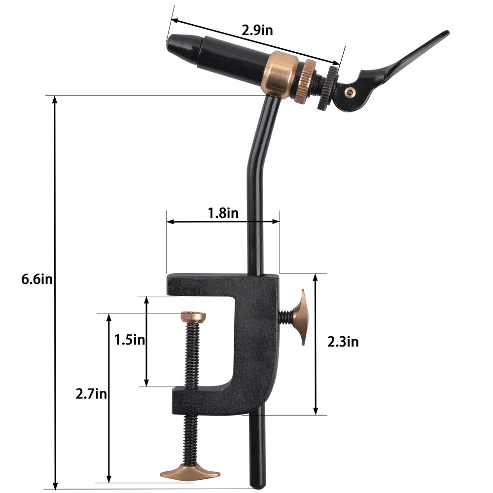 Rotary Fly Tying Vise Tool Saf - Fishing Lure Jig incelemesi ve fiyatı