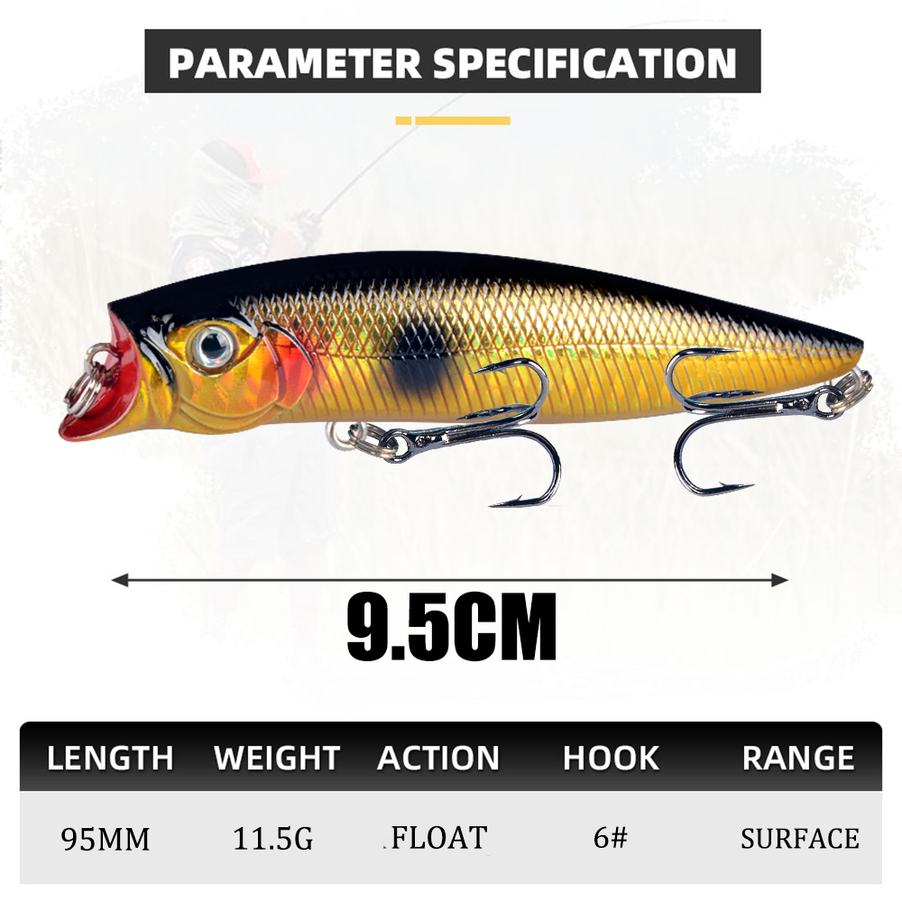1pcs Fishing Lures High Qualit - Fishing Lure Popper incelemesi ve fiyatı