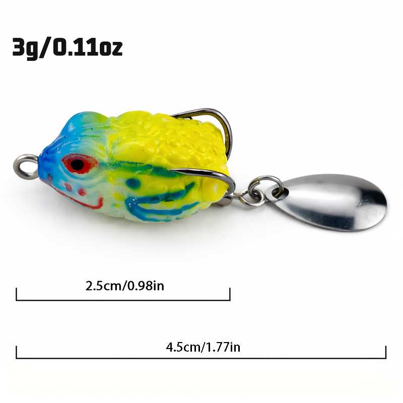 8pcs Topwater Frog Fishing Lur - Fishing Lure Blade Bait incelemesi ve fiyatı