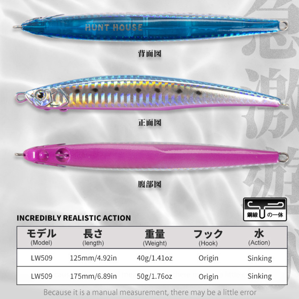 Hunthouse Jerk Press Bait Sink - Fishing Lure Jerkbait incelemesi ve fiyatı