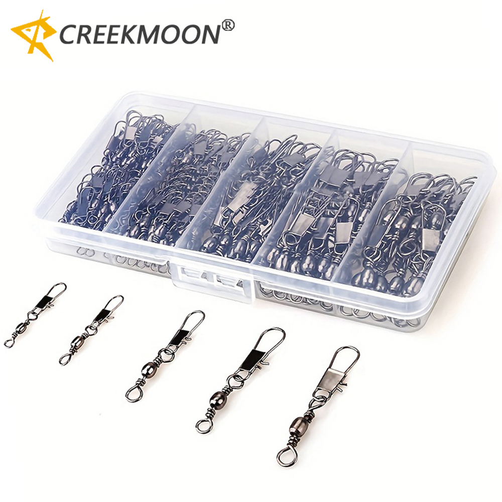 100Pcs/Lot 4#6#8#10#12# Swivel - Fishing Lure Accessories incelemesi ve fiyatı