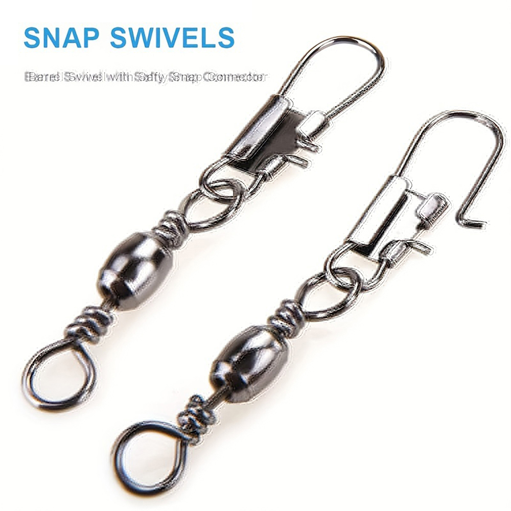 100Pcs/Lot 4#6#8#10#12# Swivel - Fishing Lure Accessories incelemesi ve fiyatı