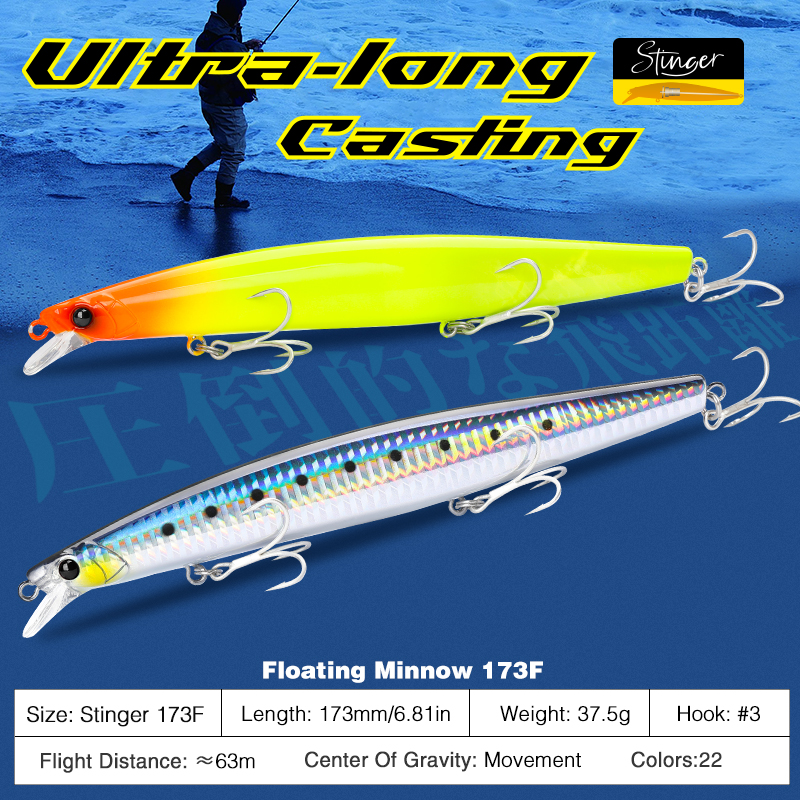 TSURINOYA Shore Fishing STINGE - Fishing Lure Popper incelemesi ve fiyatı