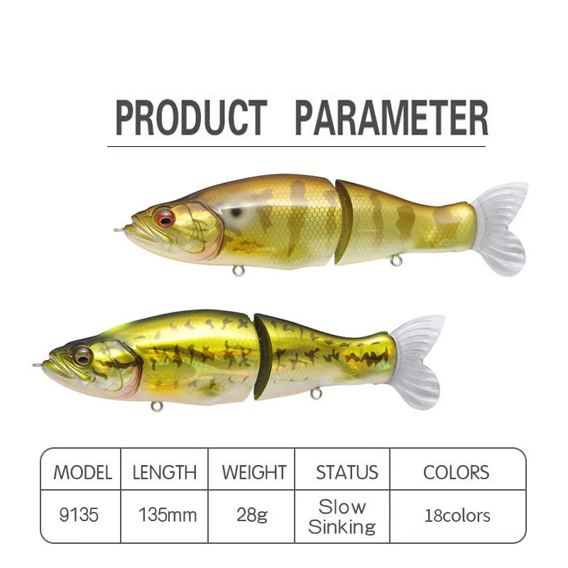 Swimbait Fishing Lure 135mm 31 - Fishing Lure Popper incelemesi ve fiyatı