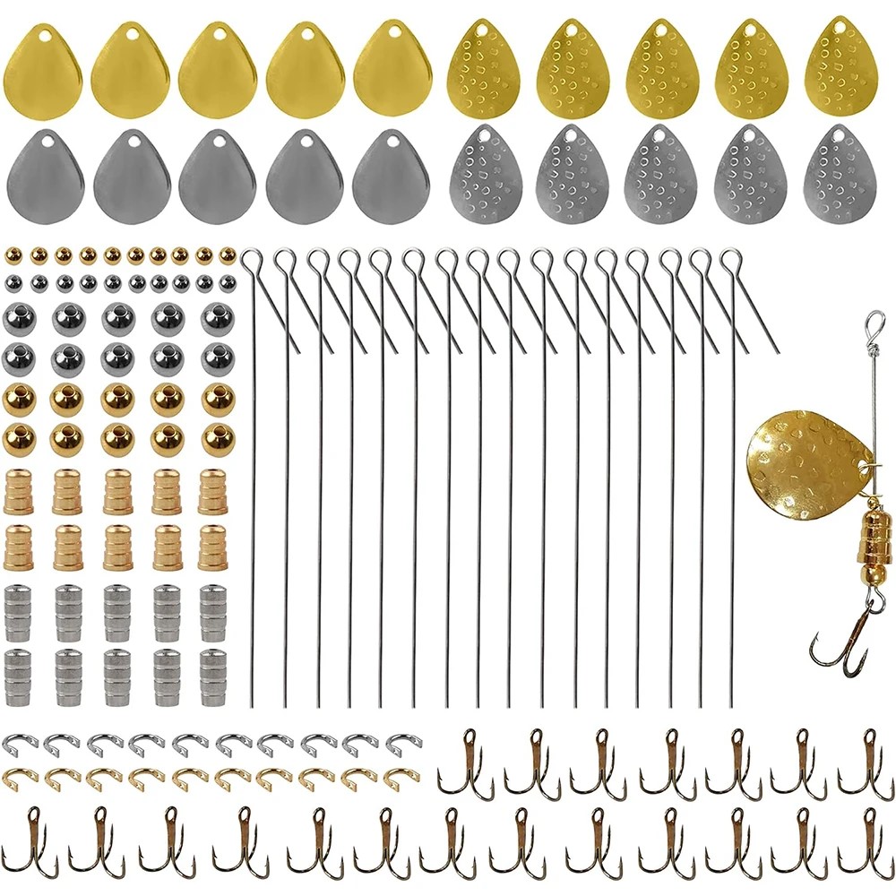 140Pcs Fishing Lures Making Ki - Fishing Lure Blade Bait incelemesi ve fiyatı