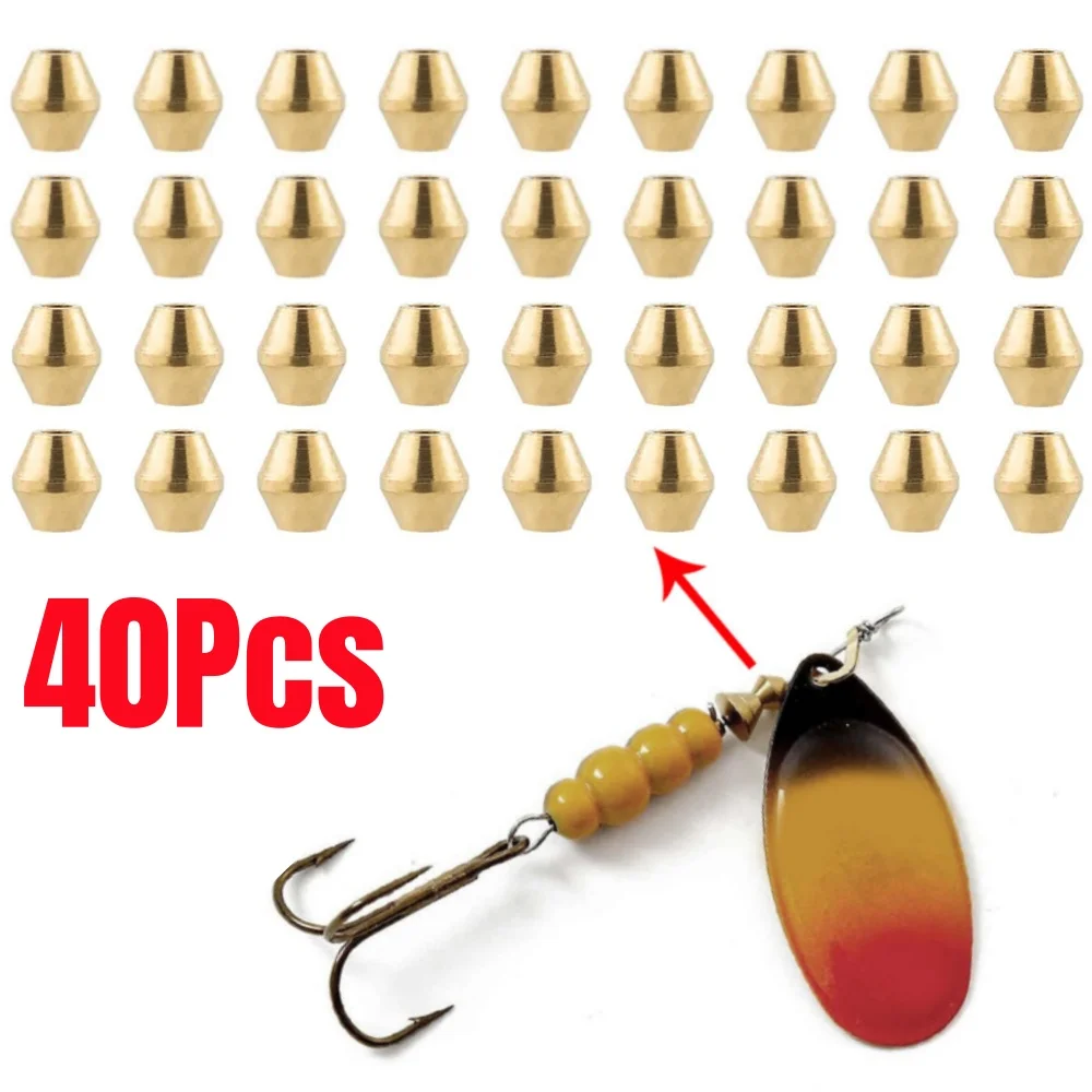 40pcs DIY Lure Brass Fishing B - Fishing Lure Spinnerbait incelemesi ve fiyatı