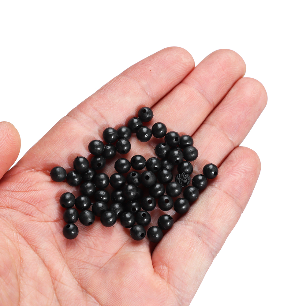 100pcs/lot Fishing Beads Space - Fishing Lure Soft Plastic incelemesi ve fiyatı