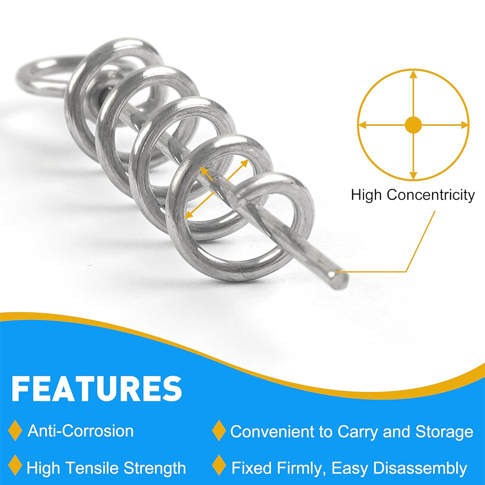 50Pcs Spring Twist Lock Fishin - Fishing Lure Crankbait incelemesi ve fiyatı