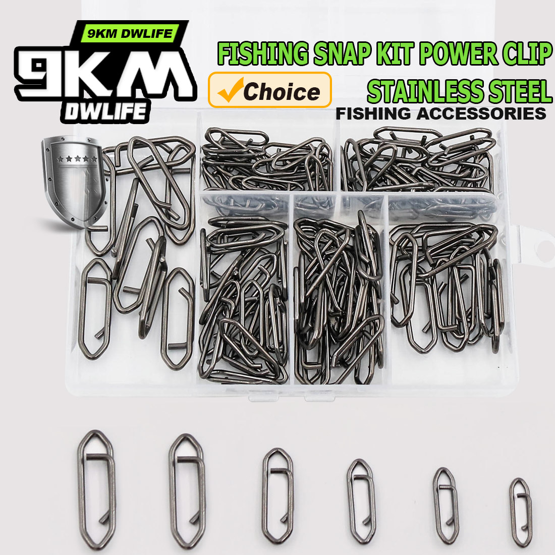 9KM Fishing Snap Kit 110pcs Po - Fishing Lure Kit incelemesi ve fiyatı