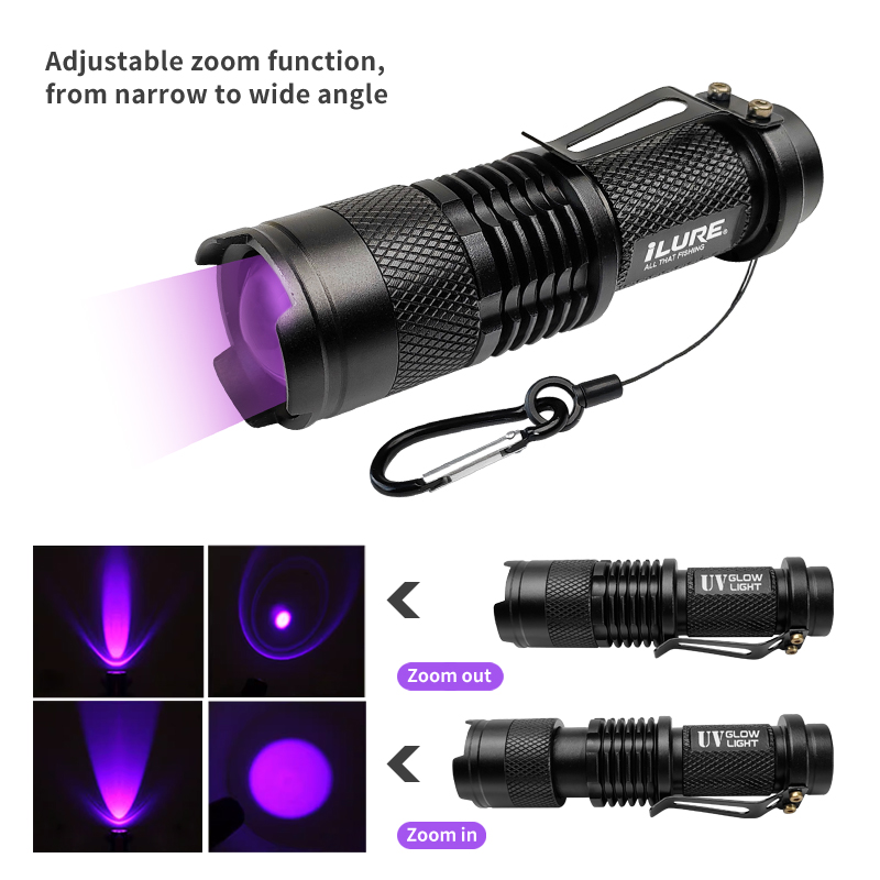Mini UV Flashlight 395nm Ultra - Fishing Lure Kit incelemesi ve fiyatı