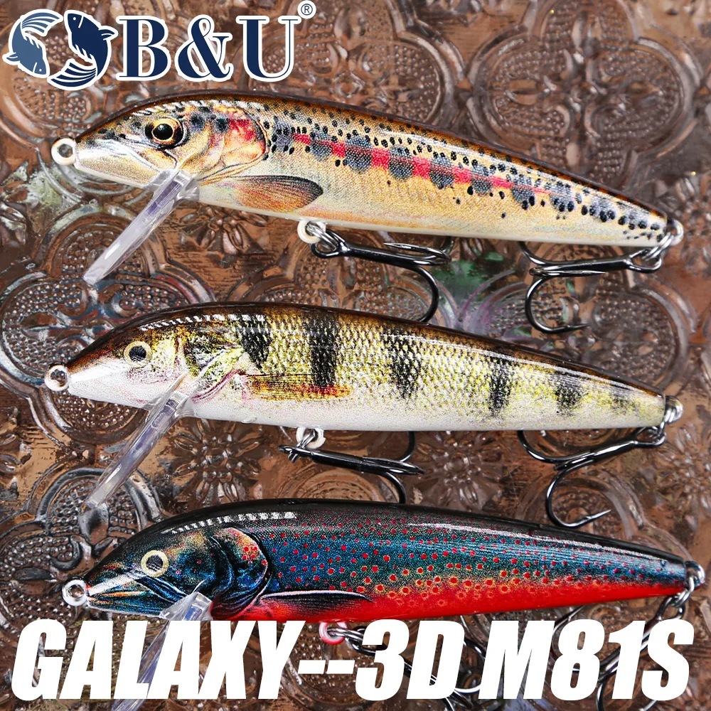 B&U 80mm Sinking Minnow Wobbli - Fishing Lure Jerkbait incelemesi ve fiyatı