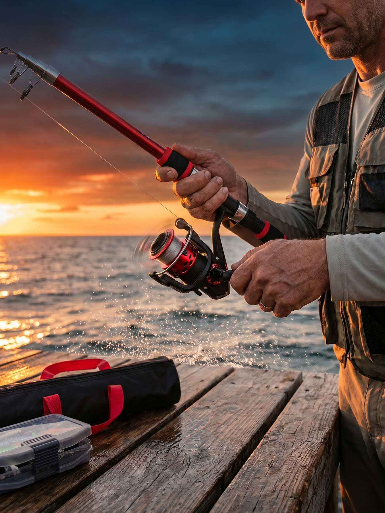 Fishing Rod Reel Combos Collap - Fishing Lure Spinner incelemesi ve fiyatı