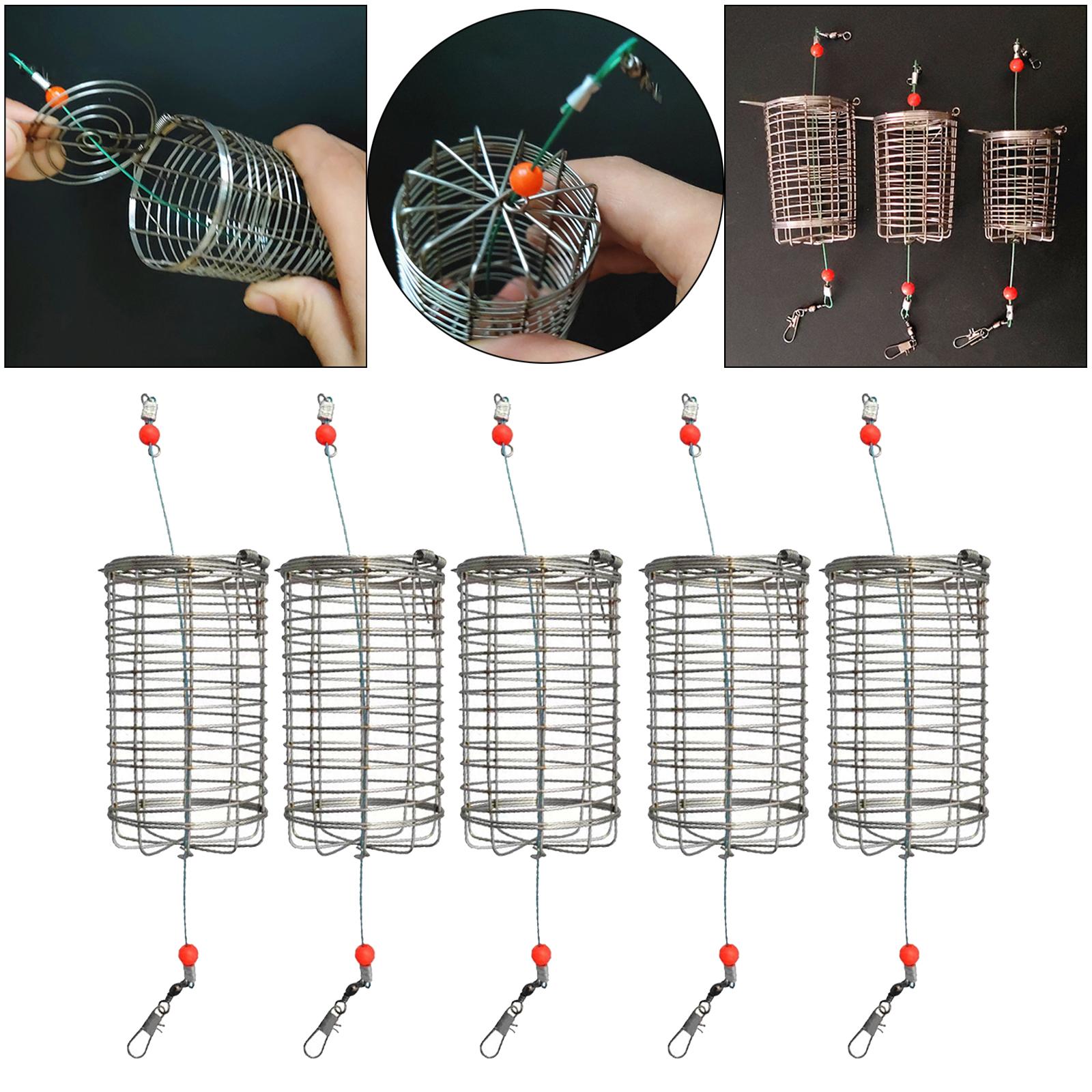 5x Solid Fishing Feeder Cage T - Fishing Lure Topwater incelemesi ve fiyatı