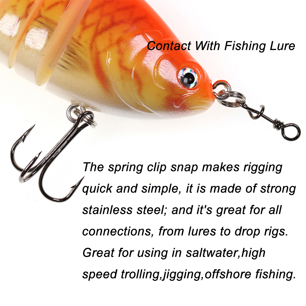 Bimoo 50pcs Stainless Steel Qu - Fishing Lure Accessories incelemesi ve fiyatı