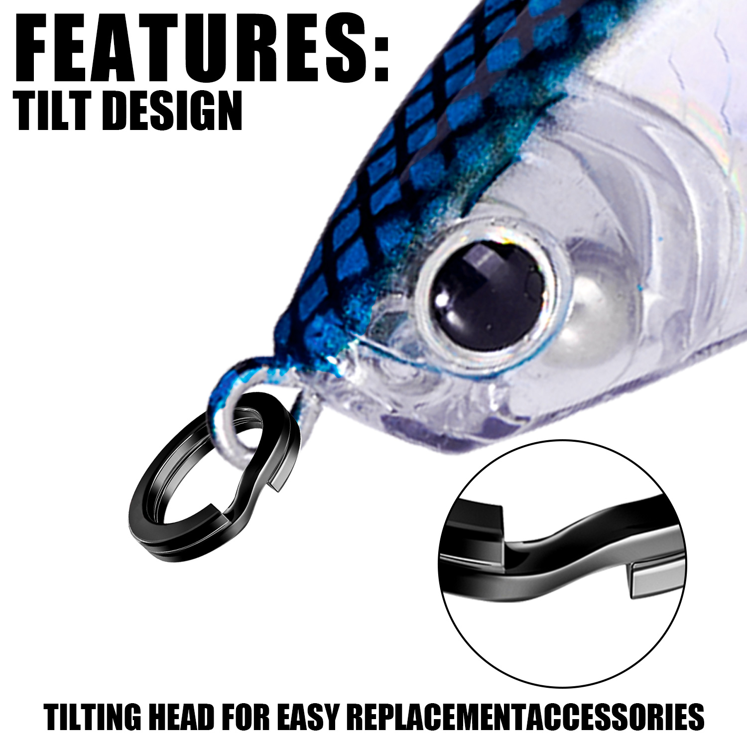 100pcs Fishing Split Rings Sta - Fishing Lure Making Kit incelemesi ve fiyatı