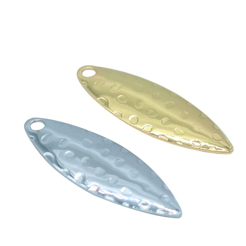 10Pcs/lot Willow leaf Sequin P - Fishing Lure Spinner incelemesi ve fiyatı