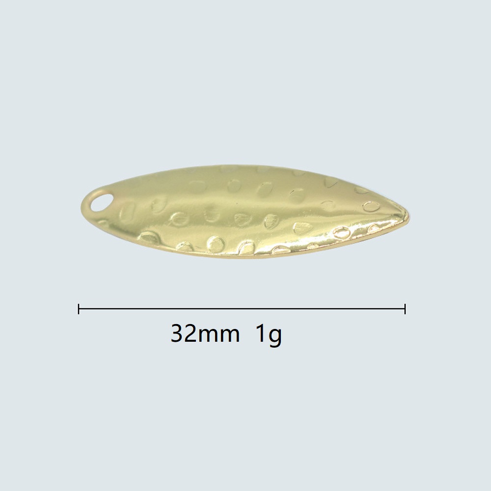 10Pcs/lot Willow leaf Sequin P - Fishing Lure Spinner incelemesi ve fiyatı