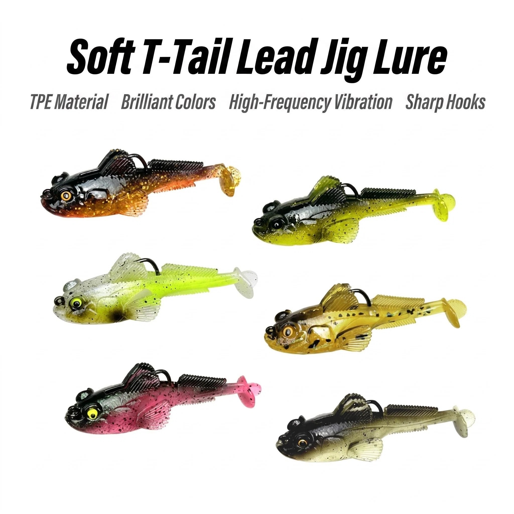 1pcs 10g13g18g Goby Lure Jig W - Fishing Lure Spinnerbait incelemesi ve fiyatı