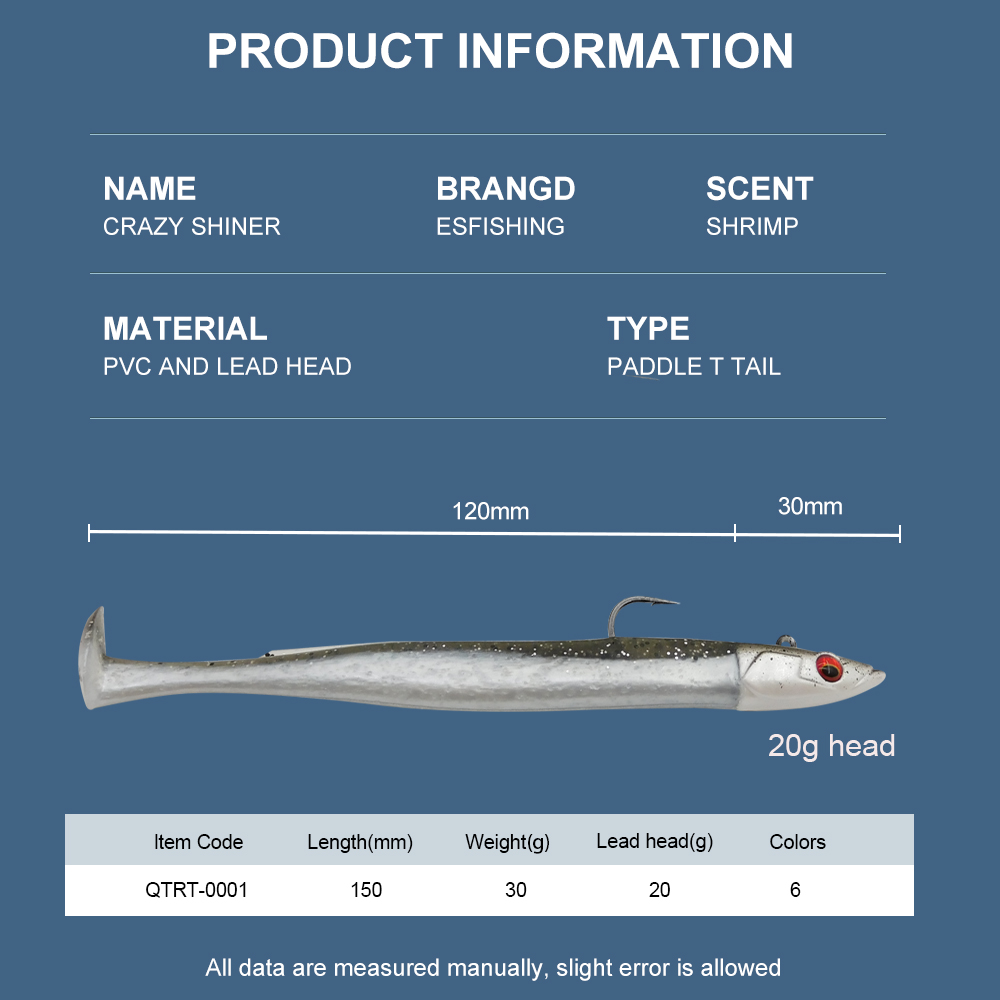 ESFISHING Soft Fishing Lures L - Fishing Lure Soft Plastic incelemesi ve fiyatı