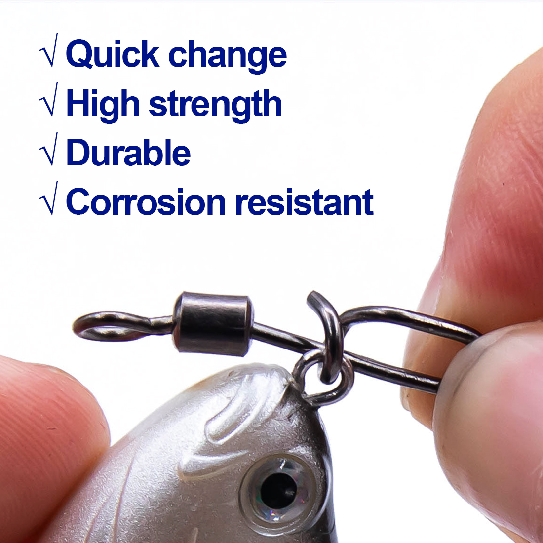 FishTrip Fishing Swivel Snap T - Fishing Lure Accessories incelemesi ve fiyatı