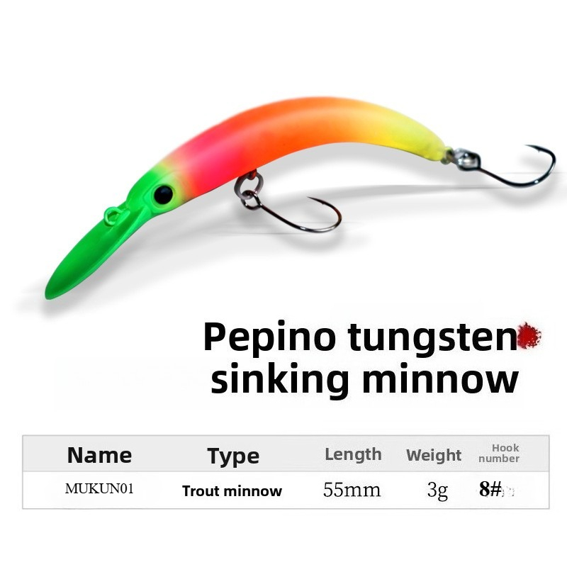 MUKUN 1PCS Mini Minnow Wobbler - Fishing Lure Popper incelemesi ve fiyatı