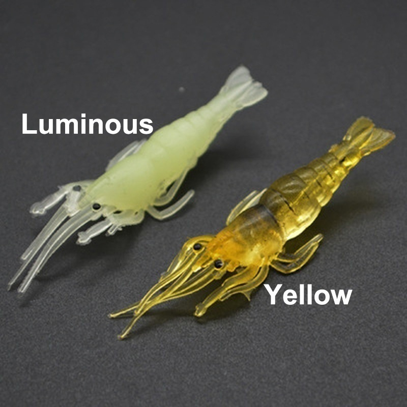 New 10-1PC Artificial Soft Shr - Fishing Lure Crankbait incelemesi ve fiyatı