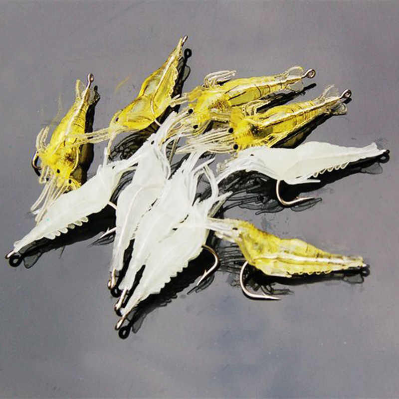 New 10-1PC Artificial Soft Shr - Fishing Lure Crankbait incelemesi ve fiyatı