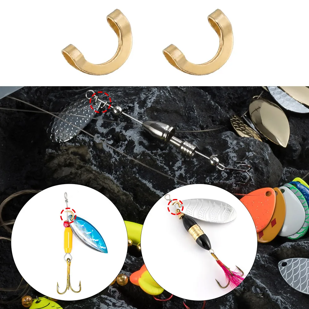 100pcs Fishing U Shaped Fixed  - Fishing Lure Spinnerbait incelemesi ve fiyatı